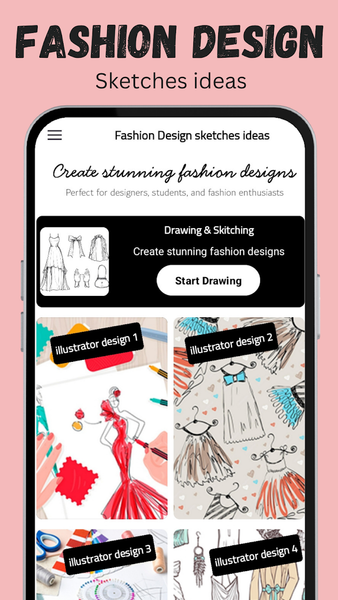 Fashion Design: Sketch Ideas - عکس برنامه موبایلی اندروید