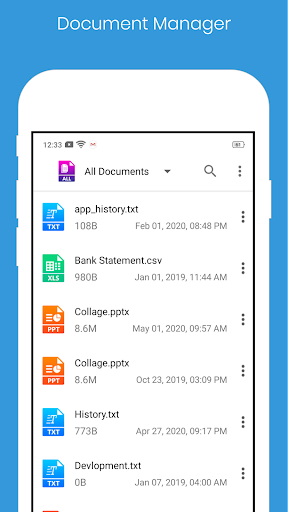 Document Manager - عکس برنامه موبایلی اندروید