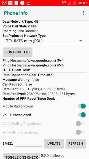 ۲G ۳G ۴G LTE Switcher - عکس برنامه موبایلی اندروید
