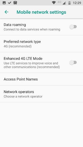 ۲G ۳G ۴G LTE Switcher - عکس برنامه موبایلی اندروید