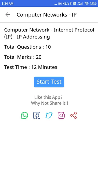 UGC NET Computer Science Tests - عکس برنامه موبایلی اندروید