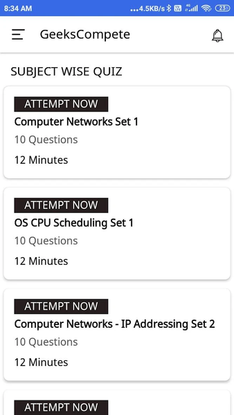 UGC NET Computer Science Tests - عکس برنامه موبایلی اندروید