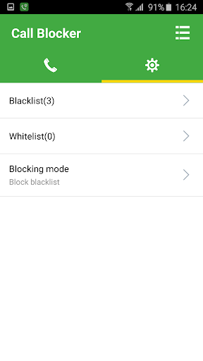 Call Blocker - Blacklist - عکس برنامه موبایلی اندروید