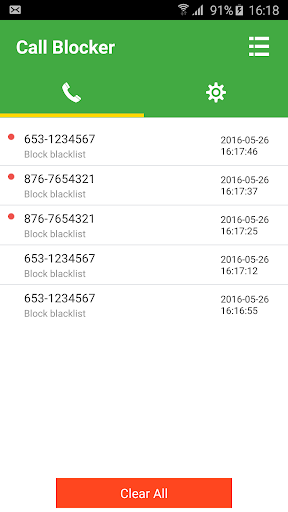 Call Blocker - Blacklist - Image screenshot of android app