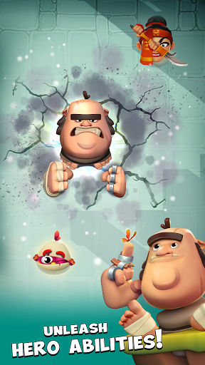 Smashing Four: PvP Hero bump - Gameplay image of android game