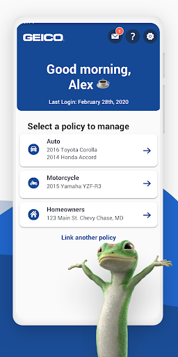 GEICO Mobile - Car Insurance - عکس برنامه موبایلی اندروید