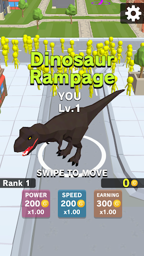 Dinosaur Rampage - Gameplay image of android game