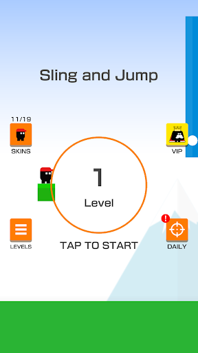 Sling and Jump - Gameplay image of android game