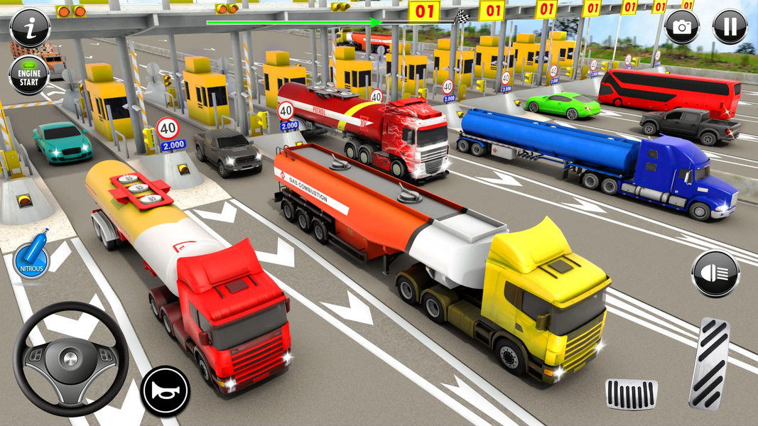 Oil Tanker Truck Driving Games - عکس بازی موبایلی اندروید
