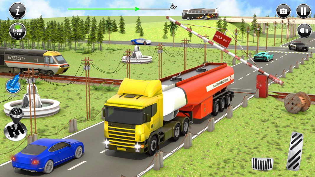 Oil Tanker Truck Driving Games - عکس بازی موبایلی اندروید