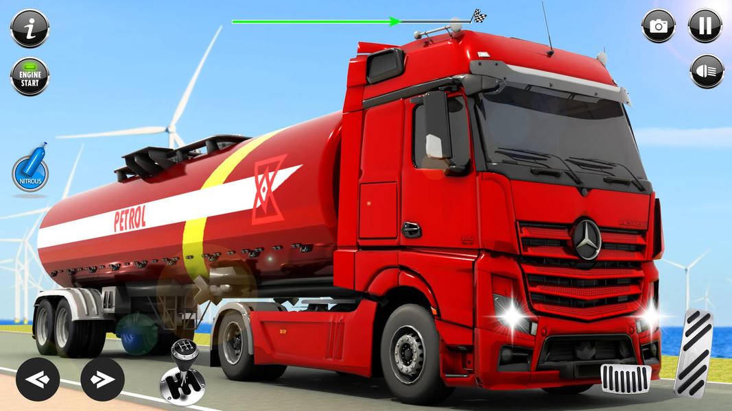 Oil Tanker Truck Driving Games - عکس بازی موبایلی اندروید
