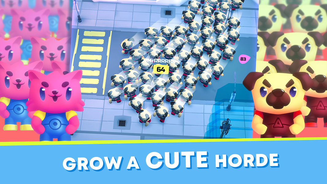 Cute Invasion - Gameplay image of android game