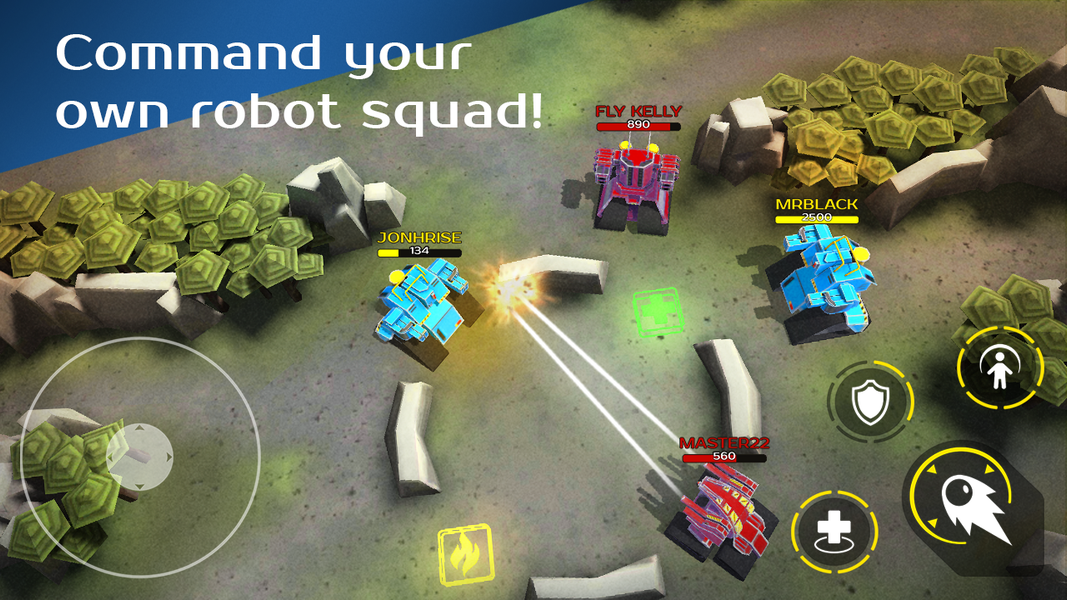 World of Shooting Robots - Gameplay image of android game