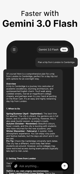 Gemini ۳.۰ - عکس برنامه موبایلی اندروید