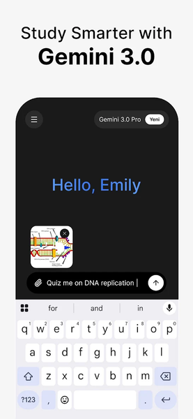 Gemini 3.0 - Image screenshot of android app