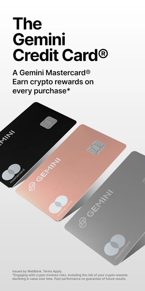 Gemini Exchange & Credit Card - عکس برنامه موبایلی اندروید