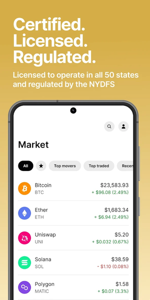 Gemini: Buy Bitcoin & Crypto - Image screenshot of android app