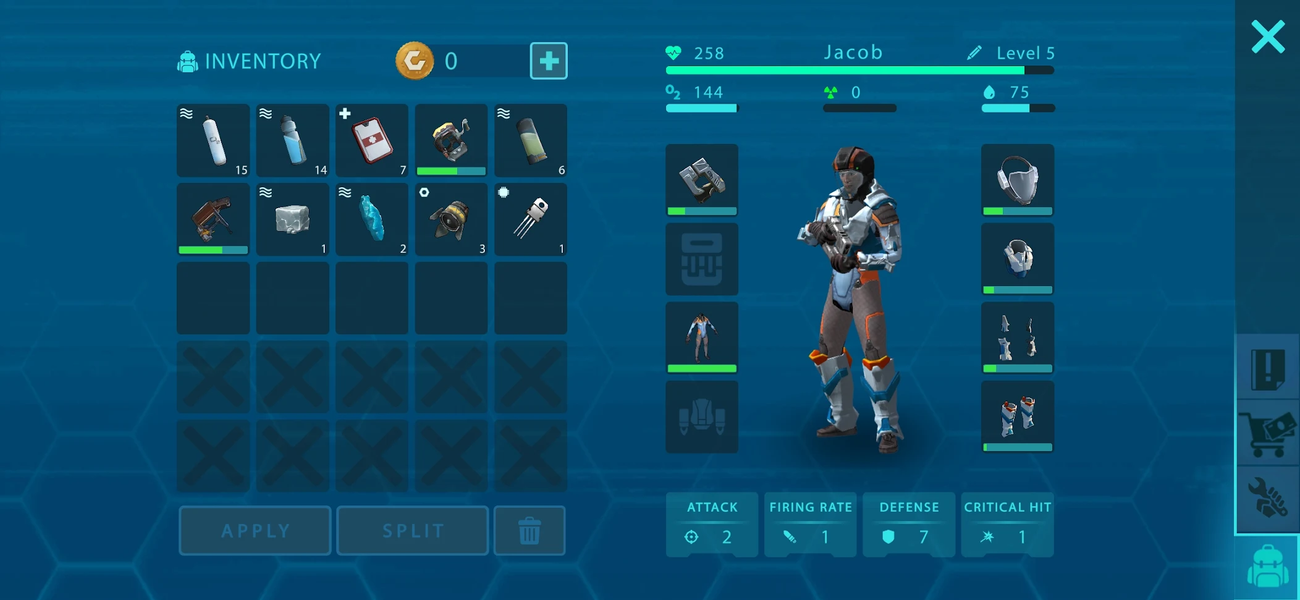 Space Stars: RPG Survival Game - عکس بازی موبایلی اندروید