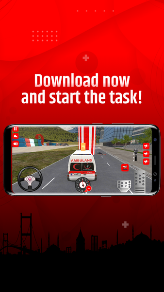 Emergency Ambulance Game - Gameplay image of android game