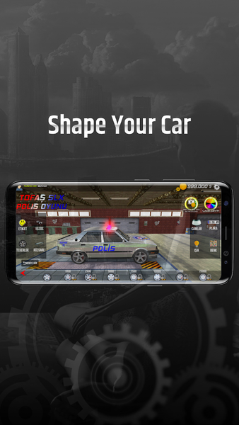 Tofas Sahin Police Car Game - Gameplay image of android game