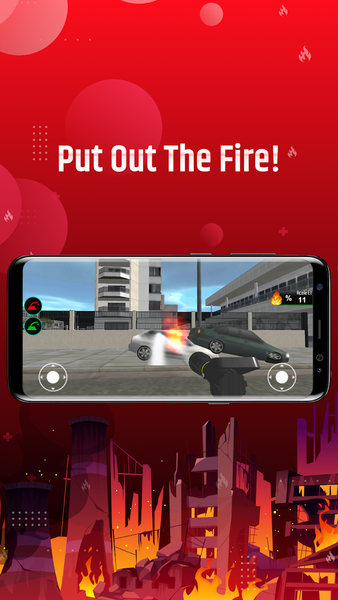 Fire Truck Games - Firefigther - Gameplay image of android game