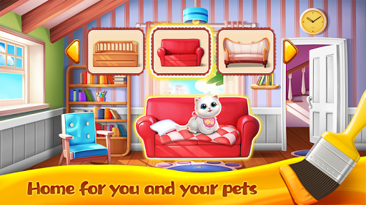 Kitten Party Cat Home Decorate - عکس بازی موبایلی اندروید