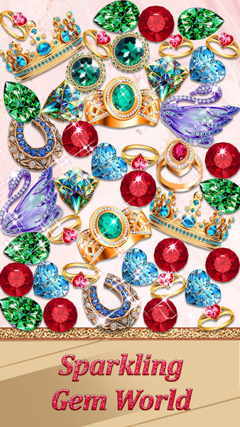 Gem Merge: Jewel Drop - Gameplay image of android game