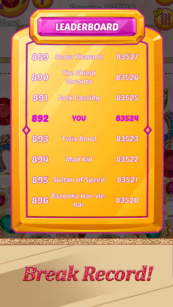 Gem Merge: Jewel Drop - Gameplay image of android game