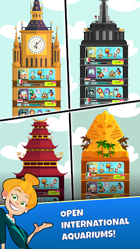 Idle Fish Tank Tycoon - عکس بازی موبایلی اندروید