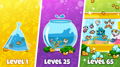 Idle Fish Tank Tycoon - عکس بازی موبایلی اندروید
