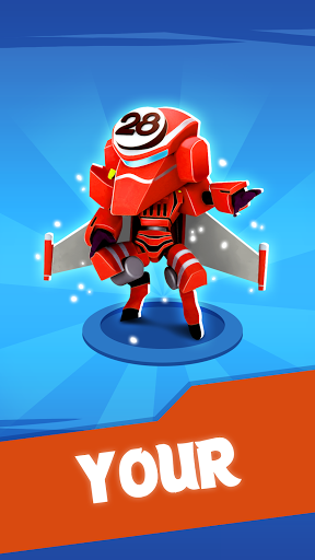 Merge Plane Robots Idle Empire - Gameplay image of android game