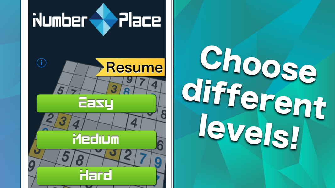 Number Place - 3,000 Puzzles - Gameplay image of android game