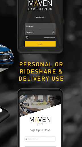 Maven - Car Sharing - Image screenshot of android app