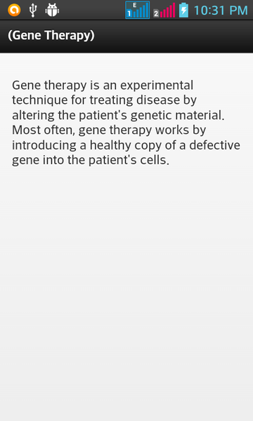 Genetics Dictionary - عکس برنامه موبایلی اندروید