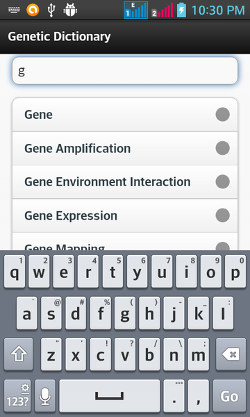 Genetics Dictionary - عکس برنامه موبایلی اندروید