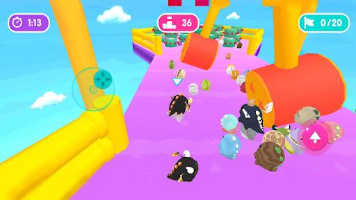 Fall.io - Race of Dino - Gameplay image of android game