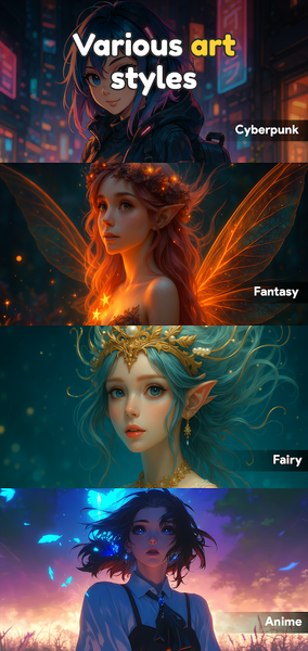 Genify Art: AI Photo Generator - عکس برنامه موبایلی اندروید