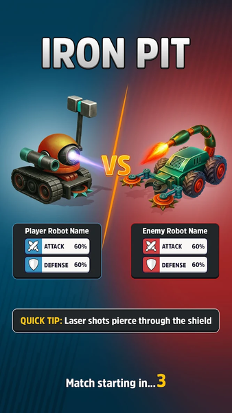 Bot Crash - Combat Arena - Gameplay image of android game