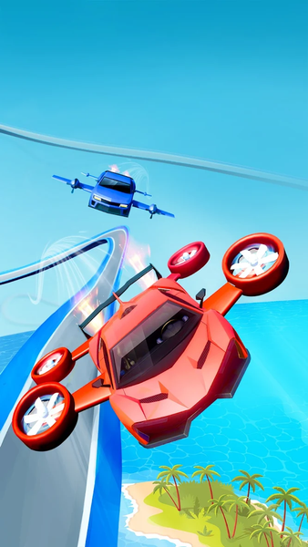 FlyCar : Race Rush 3D - عکس بازی موبایلی اندروید