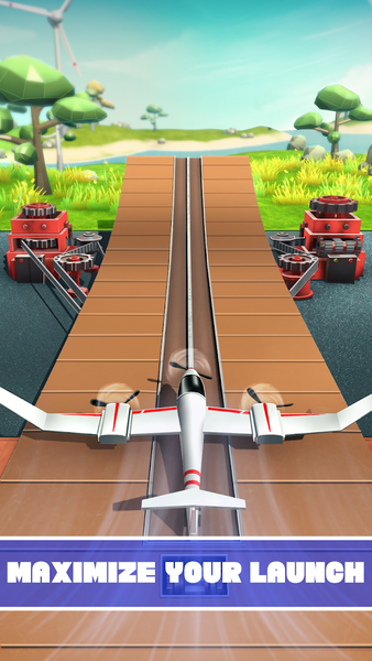 Perfect Landing, Plane Pilot - Gameplay image of android game