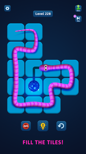 One Line Snake - عکس بازی موبایلی اندروید