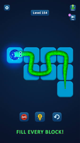 One Line Snake - عکس بازی موبایلی اندروید