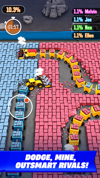 Miner.io -Tractor Stone Mining - عکس بازی موبایلی اندروید