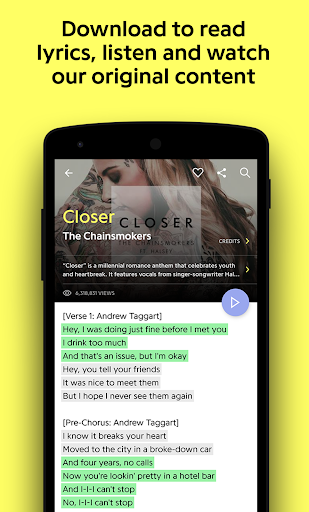Genius — Song Lyrics Finder - Image screenshot of android app