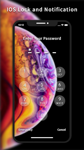 iNotify - iOS Lock Screen - Image screenshot of android app
