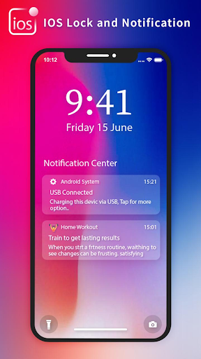iNotify - iOS Lock Screen - Image screenshot of android app