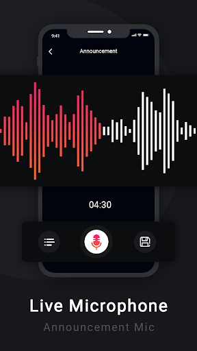 Live Microphone - Mic Announce - عکس برنامه موبایلی اندروید