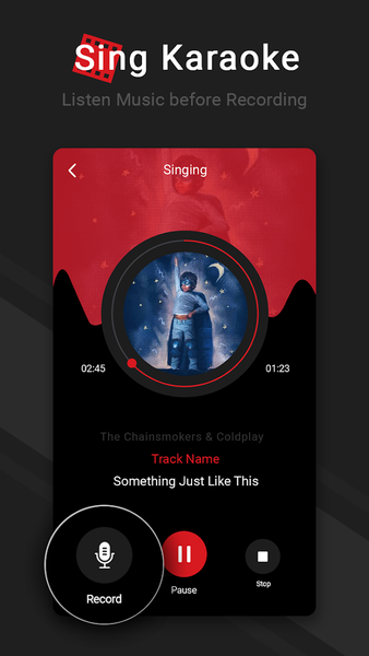 Sing Karaoke Offline Recorder - عکس برنامه موبایلی اندروید