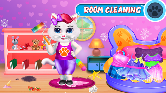 Cat games Pet Care & Dress up