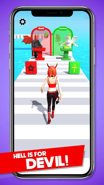 Heaven Life Rush! Paradise Run - Gameplay image of android game